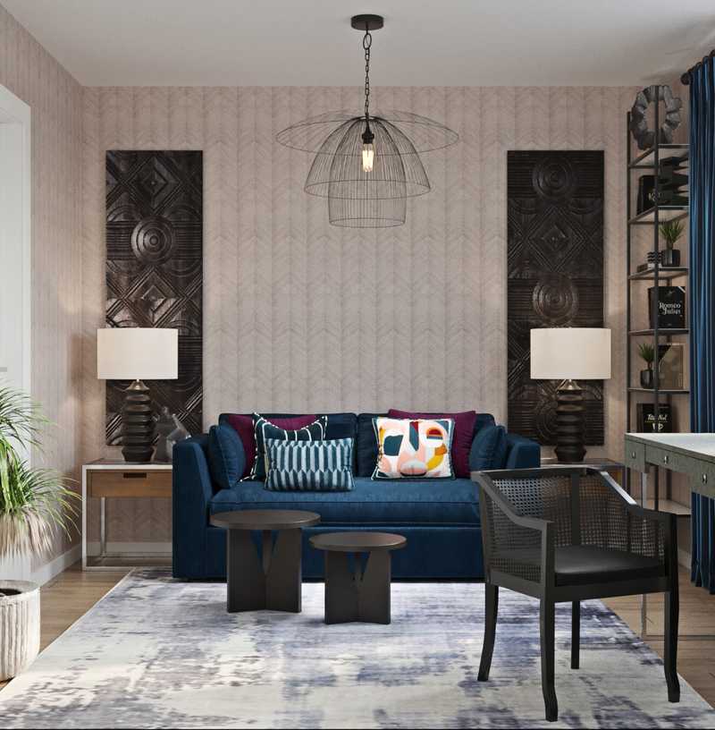 Modern, Glam Bedroom Design by Havenly Interior Designer Levi