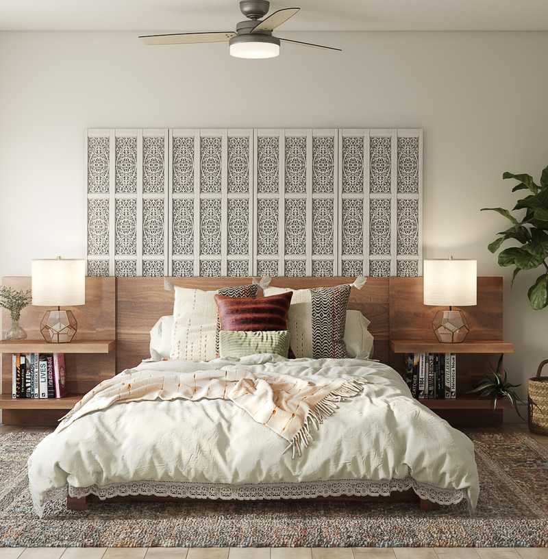 Eclectic, Bohemian Bedroom Design by Havenly Interior Designer Danielle