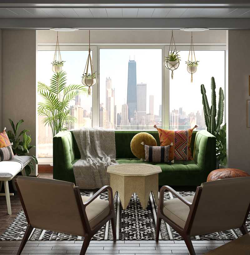 Bohemian, Global, Midcentury Modern Other Design by Havenly Interior Designer Matthew