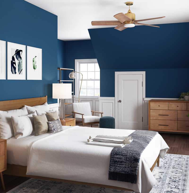 Modern, Coastal Bedroom Design by Havenly Interior Designer Sydney