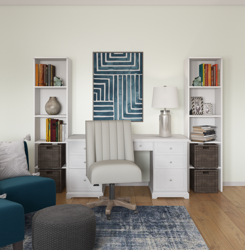 Modern, Classic Living Room Design by Havenly Interior Designer Lisa