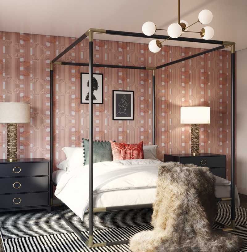 Contemporary, Eclectic, Glam Living Room Design by Havenly Interior Designer Sabra