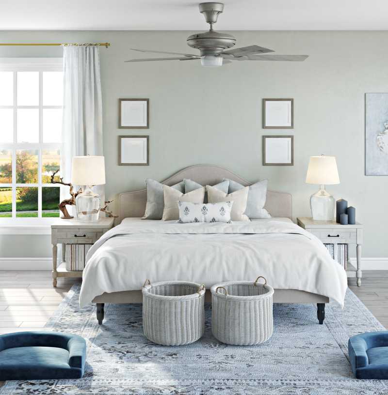 Farmhouse Bedroom Design by Havenly Interior Designer Shirley