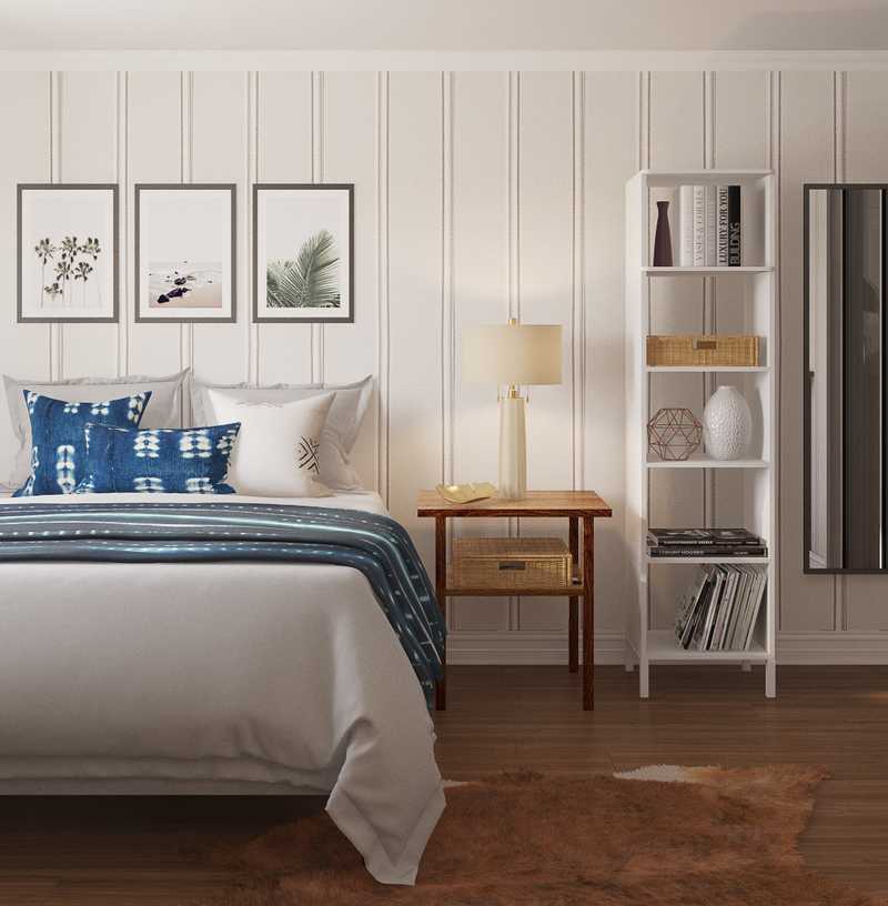 Modern, Coastal, Global, Minimal Bedroom Design by Havenly Interior Designer Keri