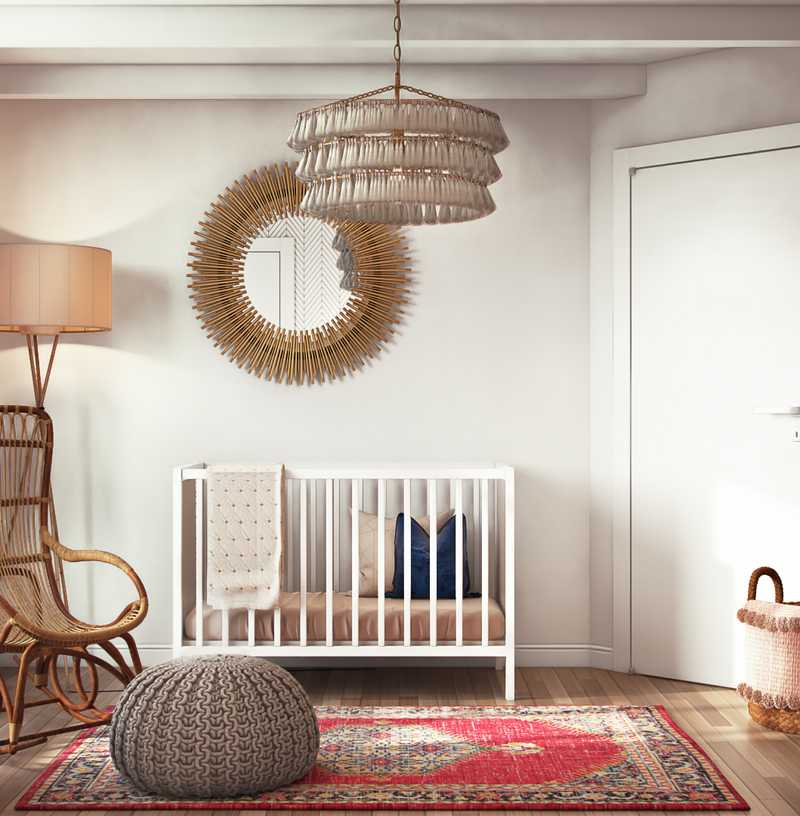 Eclectic, Midcentury Modern Nursery Design by Havenly Interior Designer Julieta