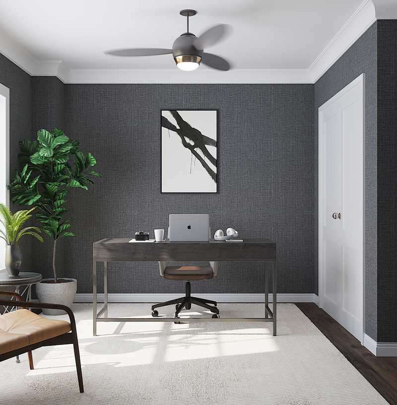 Modern, Minimal, Scandinavian Office Design by Havenly Interior Designer Sarah