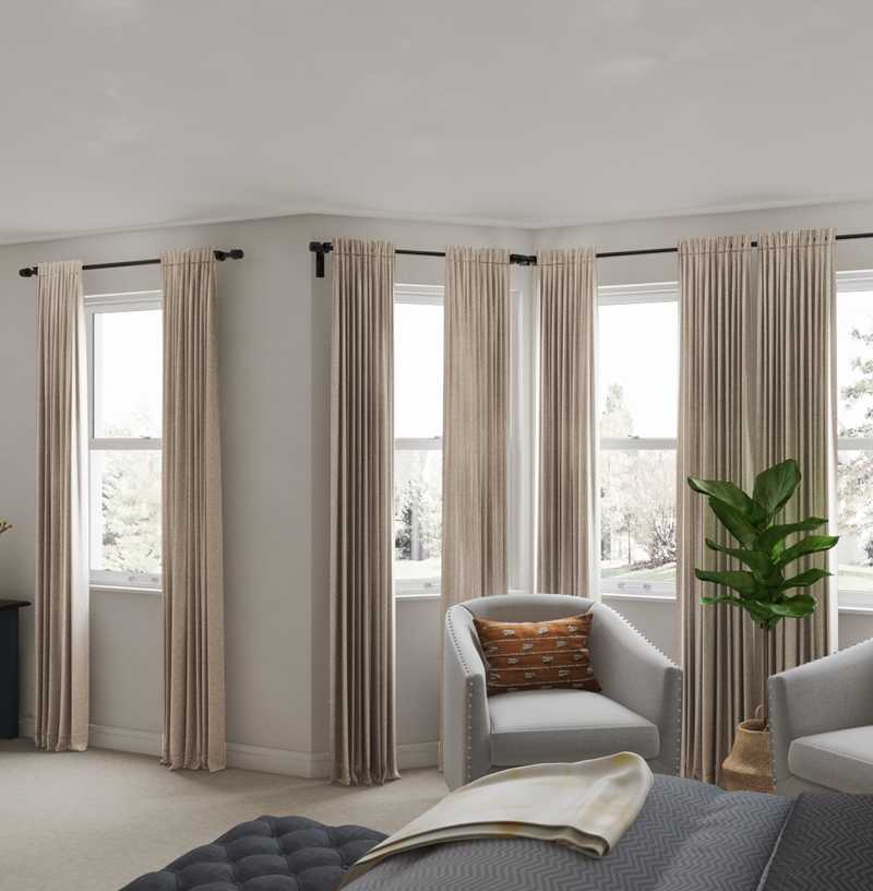 Bohemian, Global Bedroom Design by Havenly Interior Designer Leslie