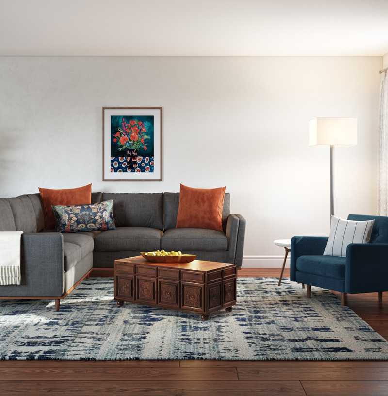 Classic Living Room Design by Havenly Interior Designer Laura