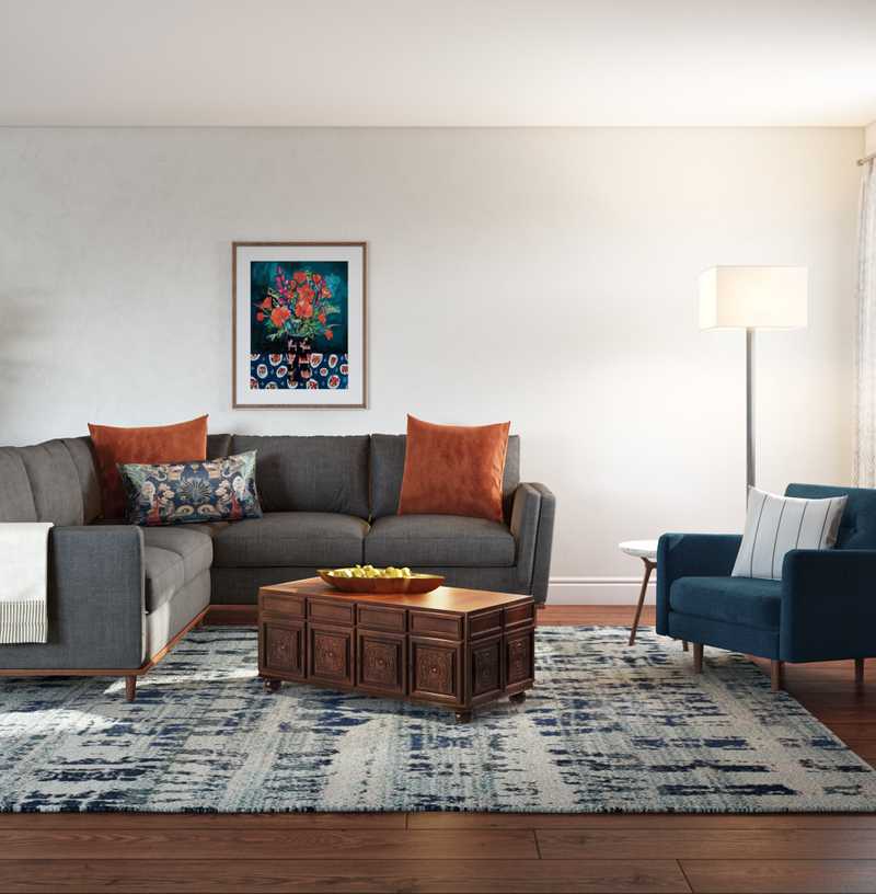Classic Living Room Design by Havenly Interior Designer Laura