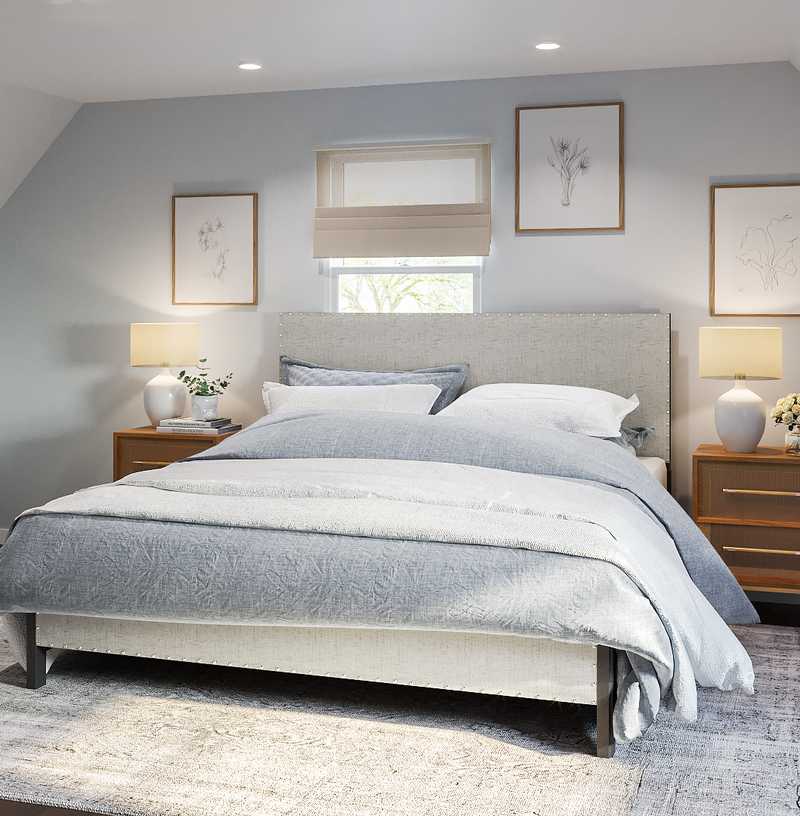 Modern, Classic, Glam Bedroom Design by Havenly Interior Designer Marisa