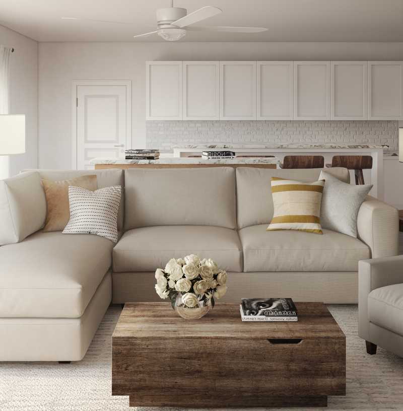 Modern, Classic, Transitional Living Room Design by Havenly Interior Designer Barbara