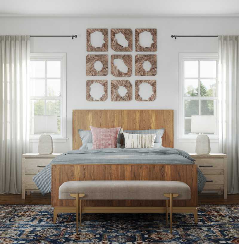 Bohemian Bedroom Design by Havenly Interior Designer Sabra