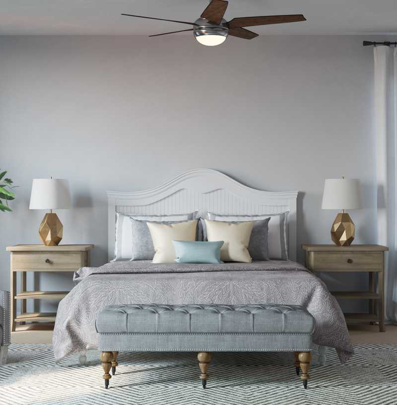 Classic, Farmhouse Bedroom Design by Havenly Interior Designer Jillian