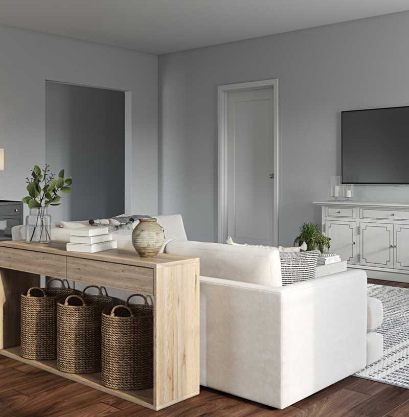 Contemporary, Bohemian Living Room Design by Havenly Interior Designer Allie