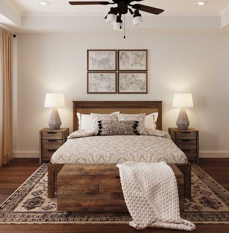 Industrial, Rustic Bedroom Design by Havenly Interior Designer Randi