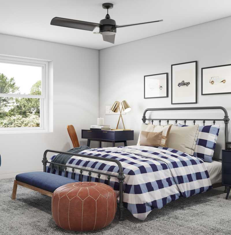 Classic, Farmhouse Bedroom Design by Havenly Interior Designer Corey