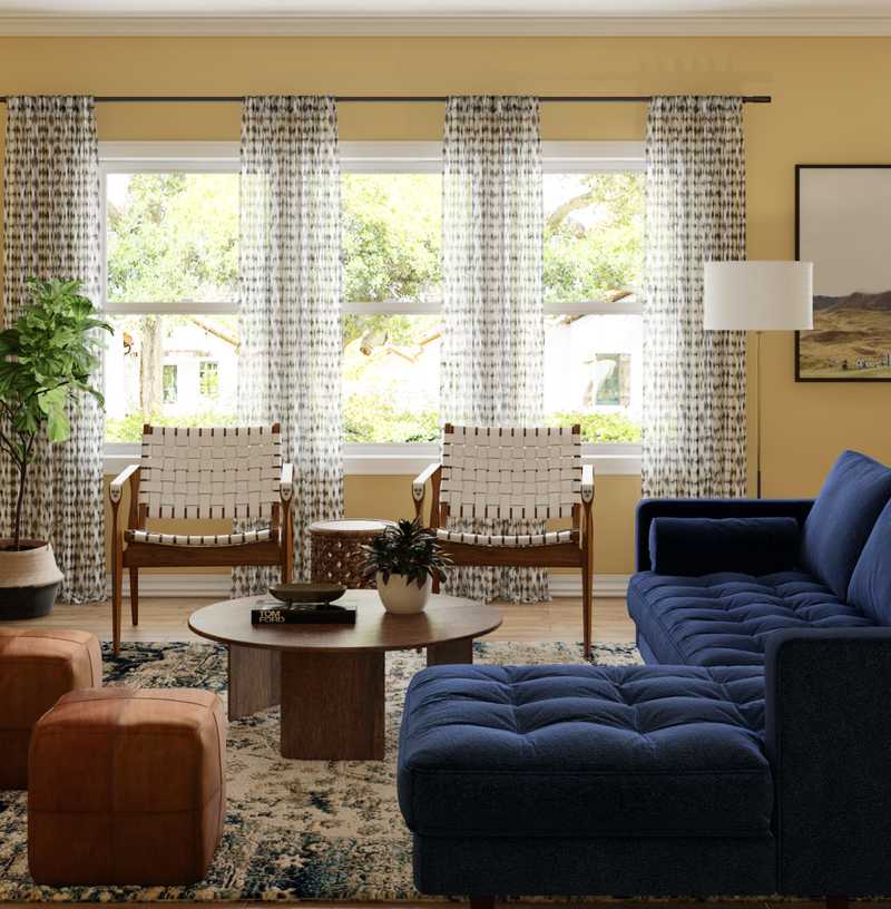 Bohemian, Global Living Room Design by Havenly Interior Designer Matthew
