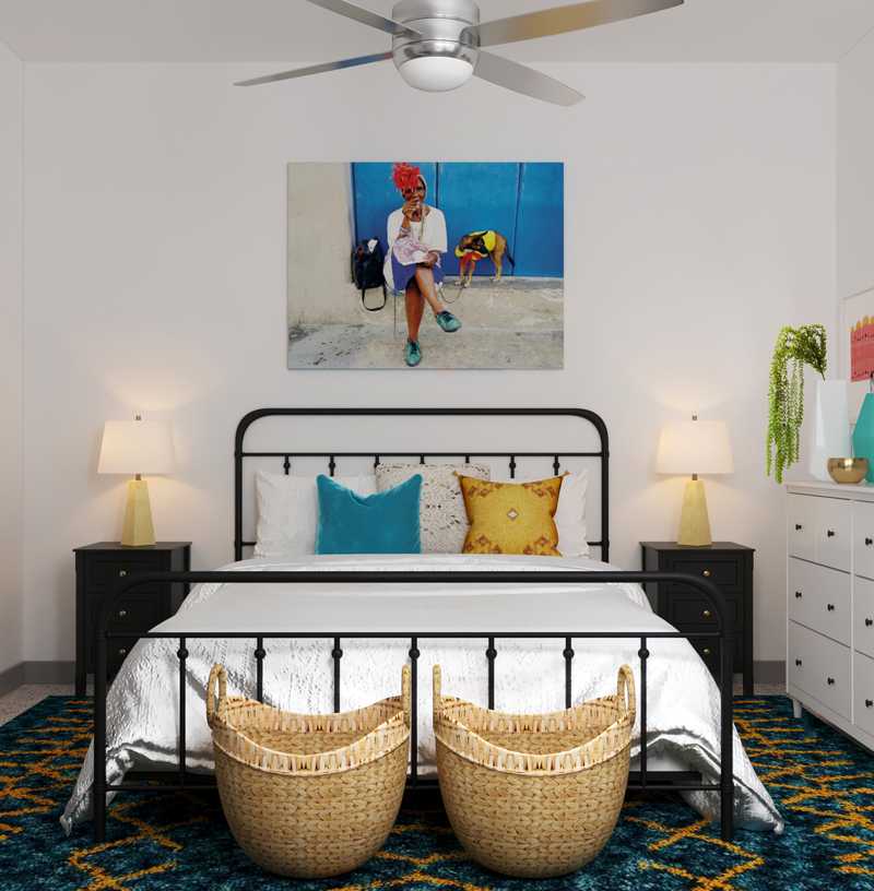 Eclectic, Bohemian Bedroom Design by Havenly Interior Designer Alex
