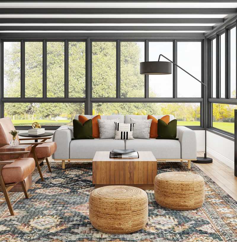 Bohemian, Midcentury Modern Other Design by Havenly Interior Designer Jessica