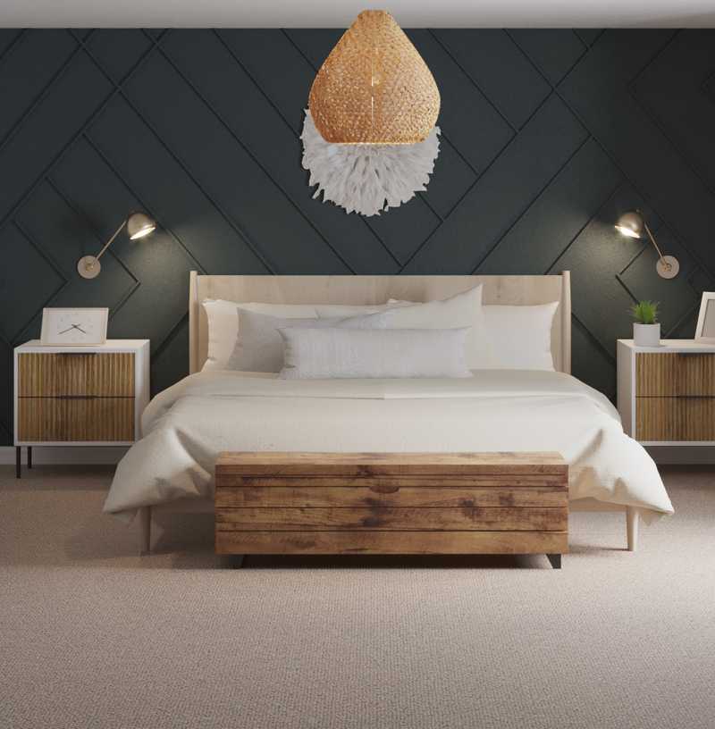 Eclectic, Bohemian Bedroom Design by Havenly Interior Designer Natalie