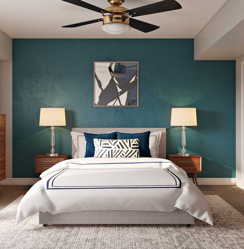Contemporary, Classic, Glam Bedroom Design by Havenly Interior Designer Michelle