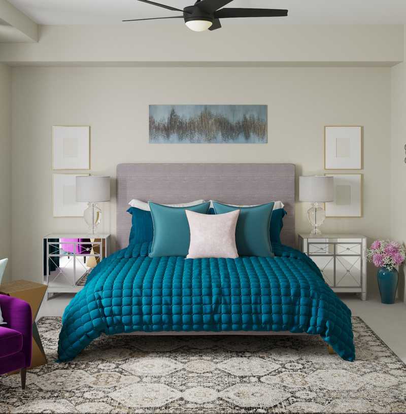 Glam Bedroom Design by Havenly Interior Designer Paige
