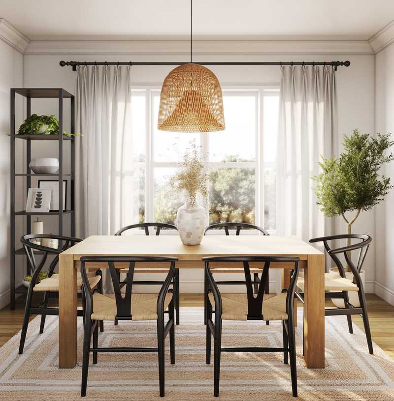 Modern, Midcentury Modern, Scandinavian Dining Room Design by Havenly Interior Designer Brianne