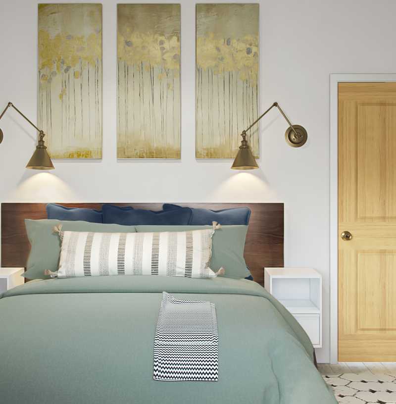 Eclectic, Bohemian, Midcentury Modern, Scandinavian Bedroom Design by Havenly Interior Designer Tawni