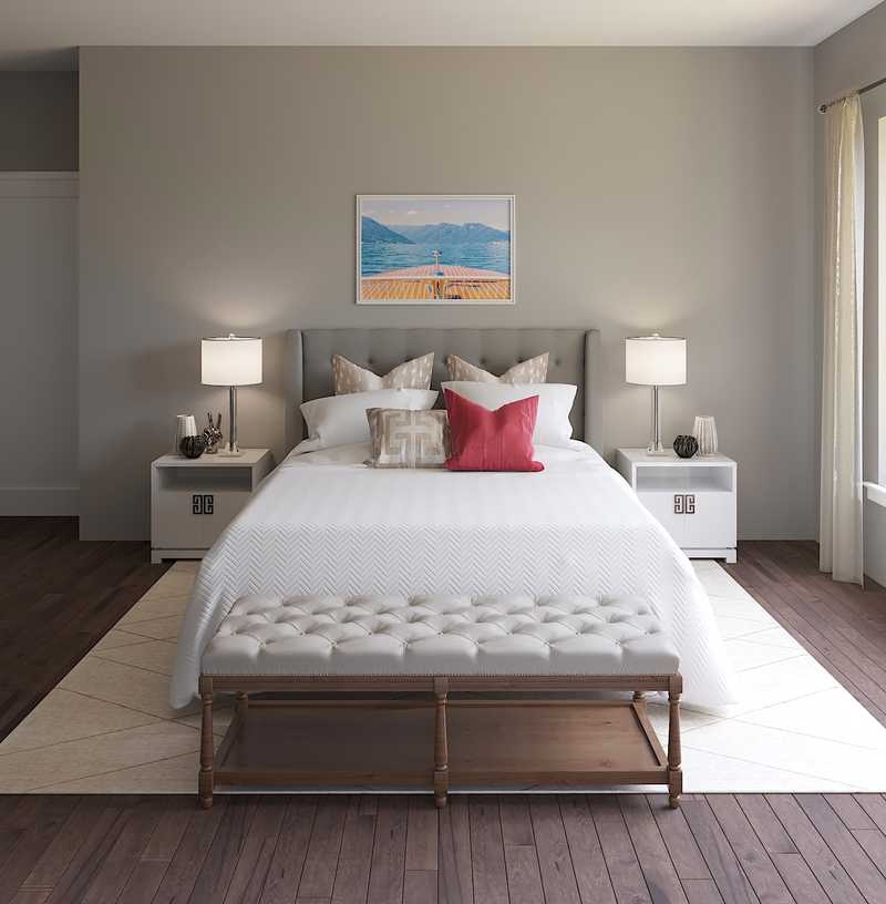 Transitional Bedroom Design by Havenly Interior Designer Lisa