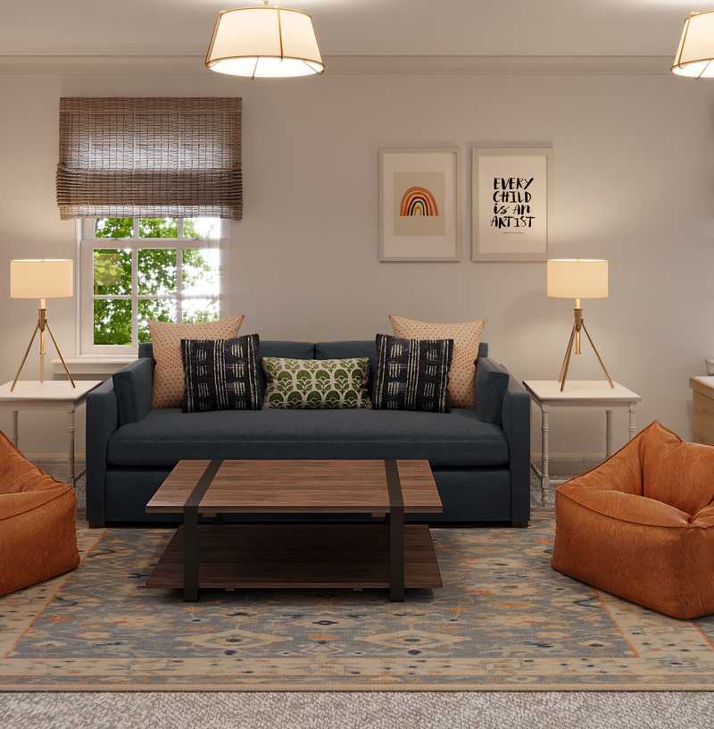 Classic Living Room Design by Havenly Interior Designer Brooke