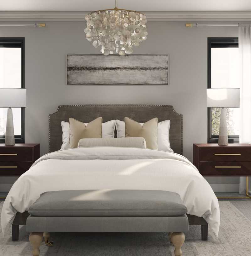 Contemporary Bedroom Design by Havenly Interior Designer Isaac