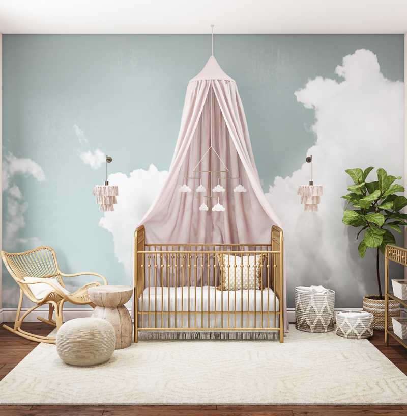 Eclectic, Bohemian Nursery Design by Havenly Interior Designer Julieta