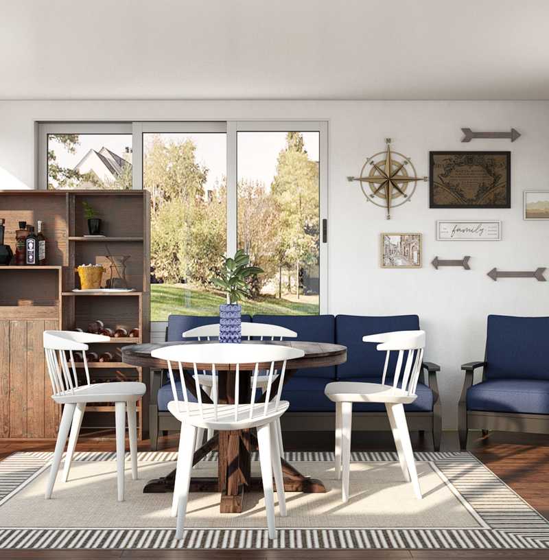 Farmhouse, Scandinavian Dining Room Design by Havenly Interior Designer Morgan