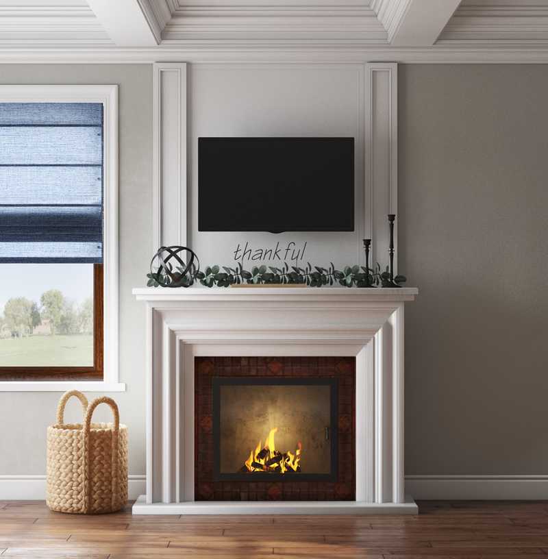 Modern, Farmhouse Living Room Design by Havenly Interior Designer Abigail