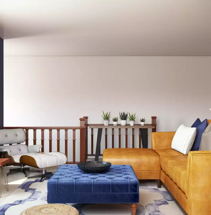 Modern, Classic, Glam, Industrial Living Room Design by Havenly Interior Designer Sharon