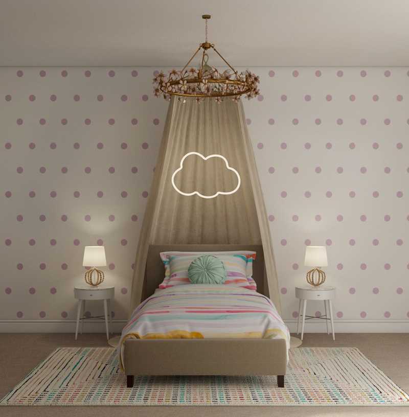 Bohemian, Glam Bedroom Design by Havenly Interior Designer Dani