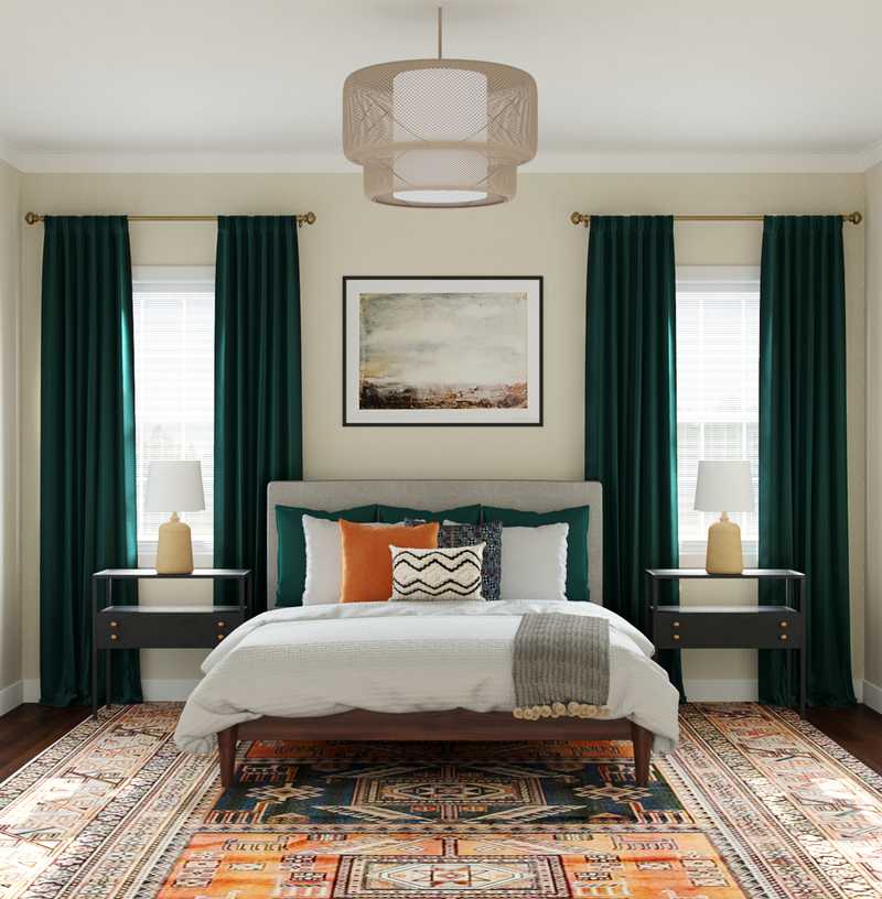 Eclectic, Transitional Bedroom Design by Havenly Interior Designer Ashton