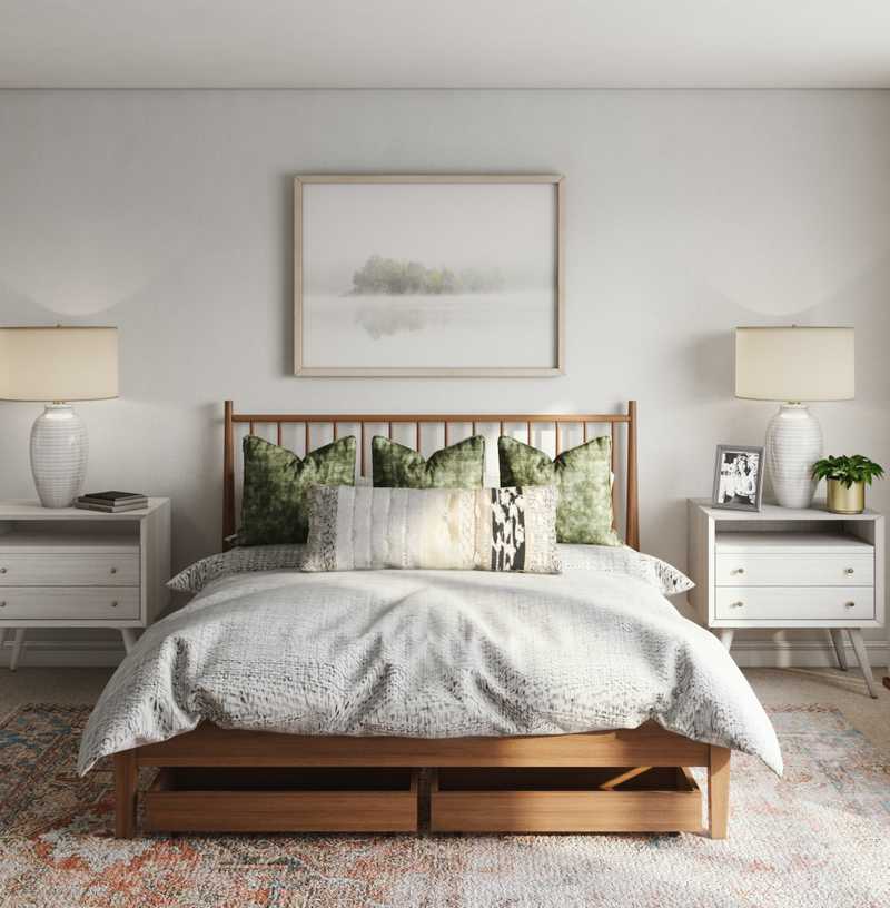 Glam, Transitional Bedroom Design by Havenly Interior Designer Natalie