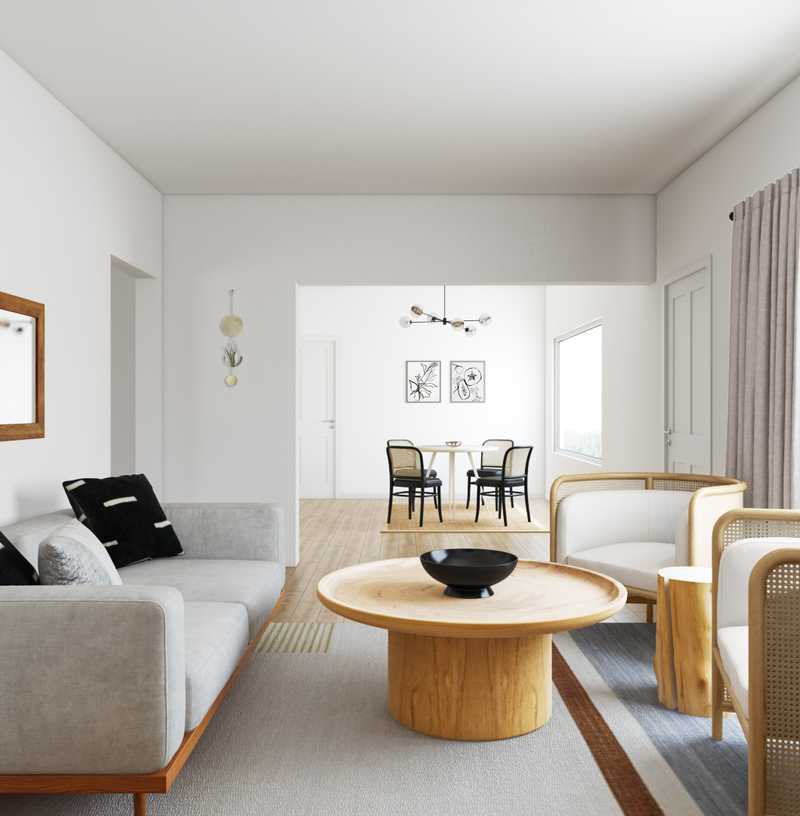 Contemporary, Modern, Bohemian, Southwest Inspired Living Room Design by Havenly Interior Designer Lyric