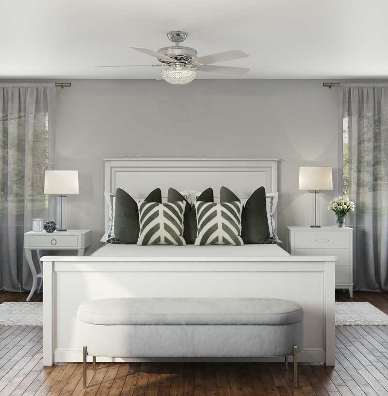 Contemporary, Modern, Glam Bedroom Design by Havenly Interior Designer Melisa