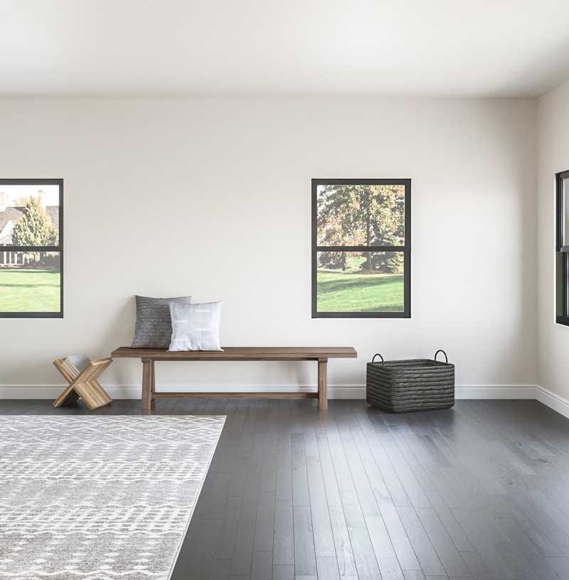 Modern, Minimal Living Room Design by Havenly Interior Designer Laura