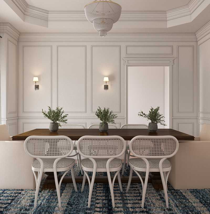 Classic, Coastal Dining Room Design by Havenly Interior Designer Sarah