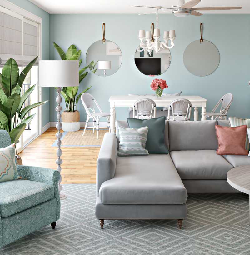 Eclectic, Coastal, Traditional Other Design by Havenly Interior Designer Maria