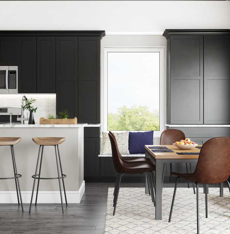 Modern, Farmhouse, Midcentury Modern Dining Room Design by Havenly Interior Designer Bethany