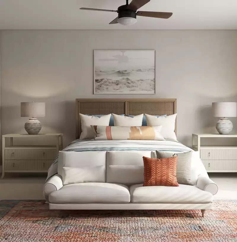 Eclectic Bedroom Design by Havenly Interior Designer Sara
