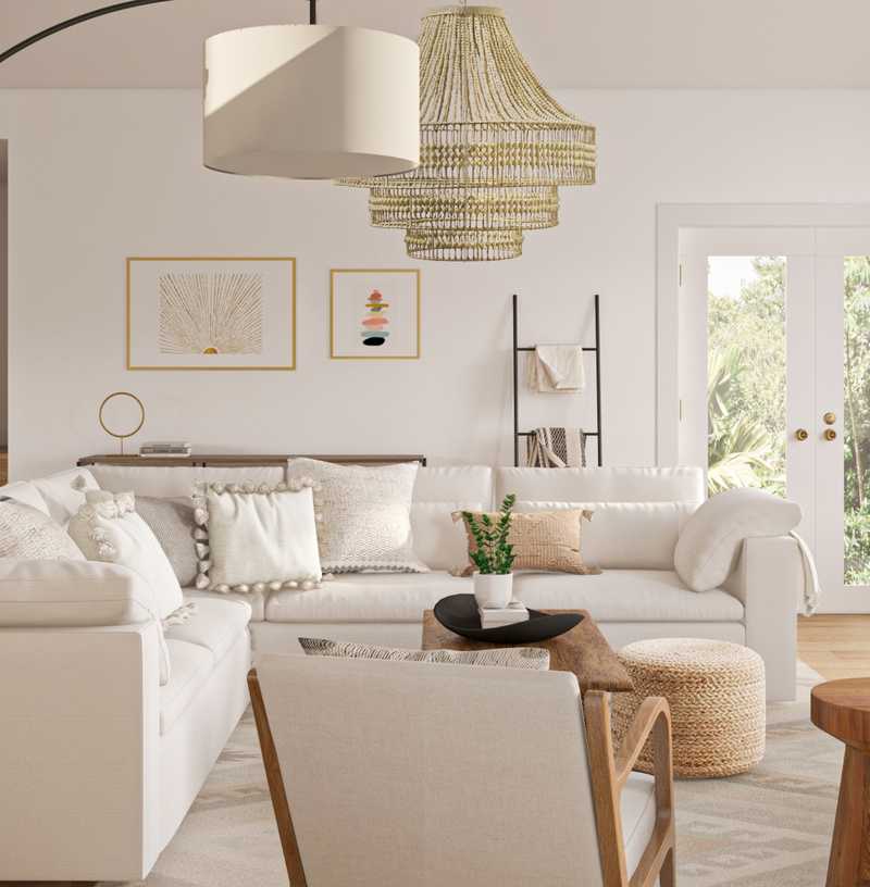 Modern, Minimal Living Room Design by Havenly Interior Designer Kate
