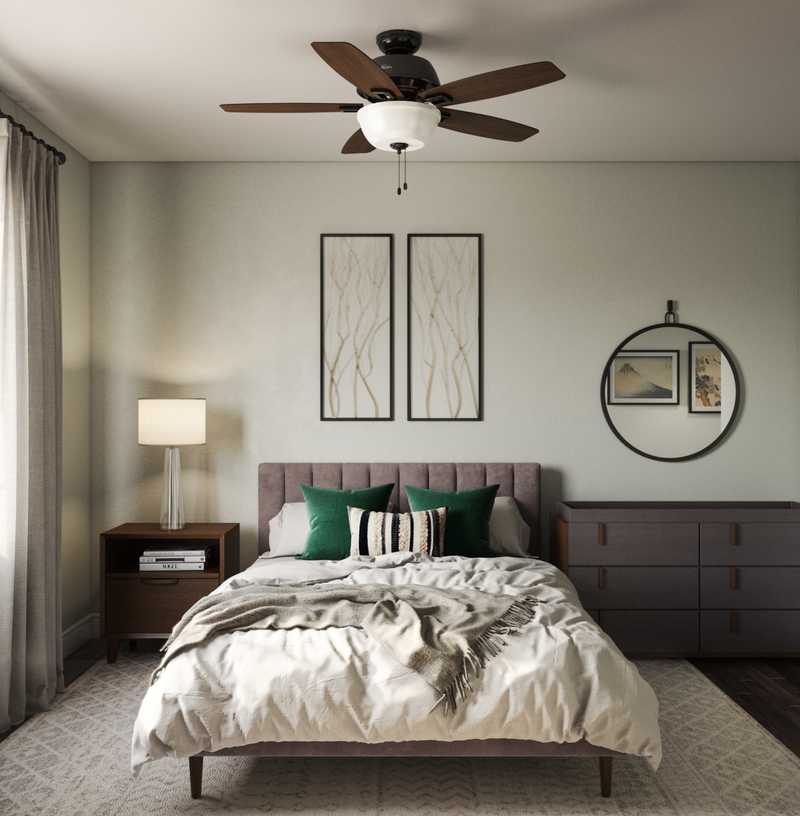 Contemporary, Modern, Industrial Bedroom Design by Havenly Interior Designer Melissa