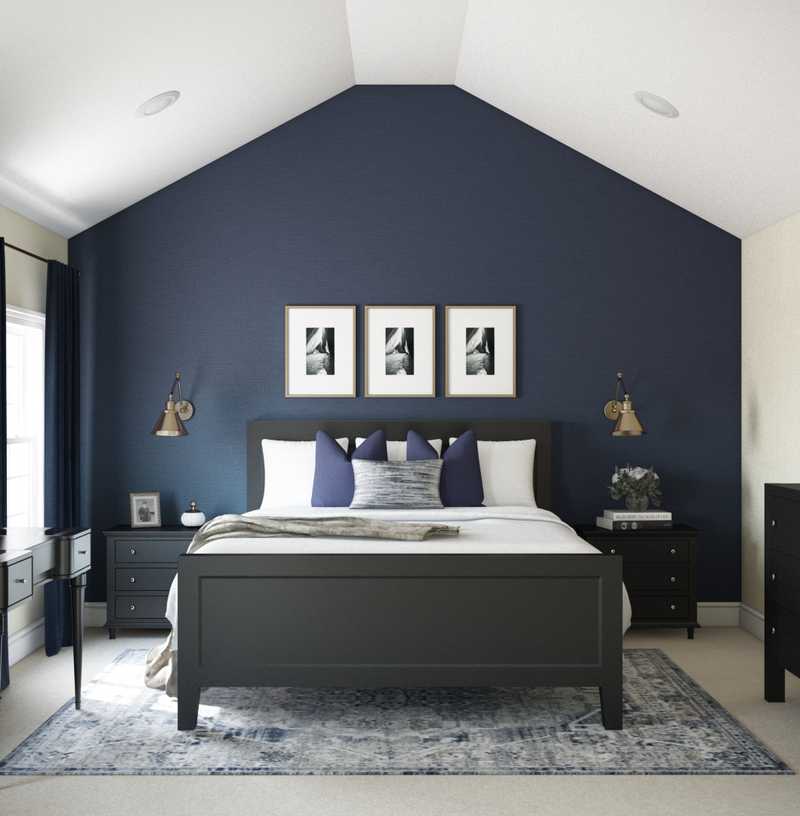 Transitional Bedroom Design by Havenly Interior Designer Libby