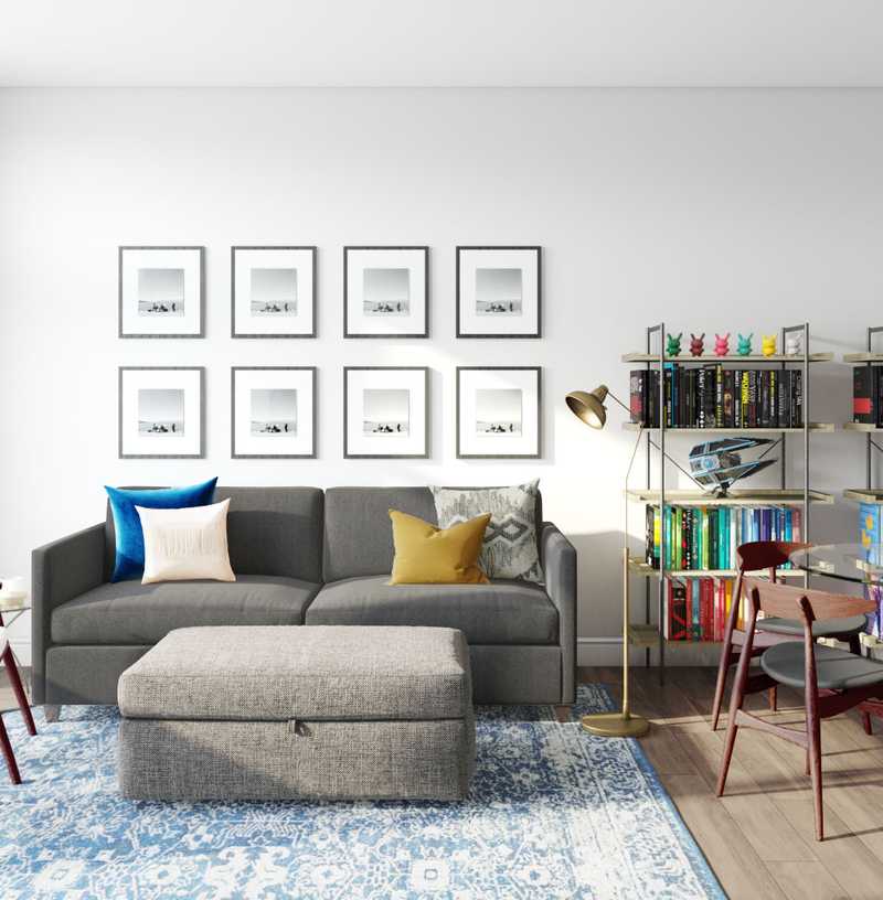 Modern, Coastal Living Room Design by Havenly Interior Designer Michelle