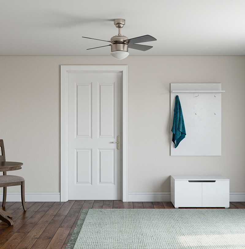 Bohemian, Midcentury Modern Living Room Design by Havenly Interior Designer Carolyn